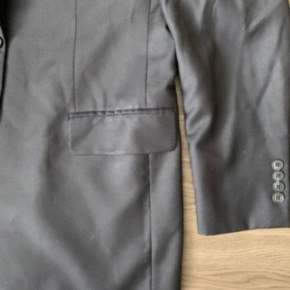 Vintage Men made in Canada black blazer jacket Size L - Picture 2 of 8